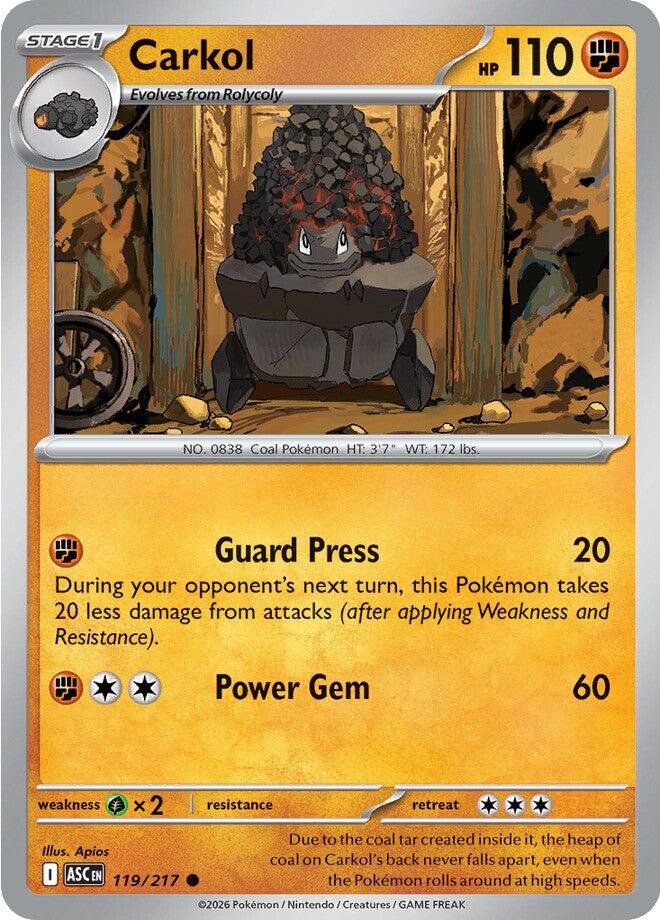Carkol (119/217) [Mega Evolution: Ascended Heroes] | Exor Games Bridgewater