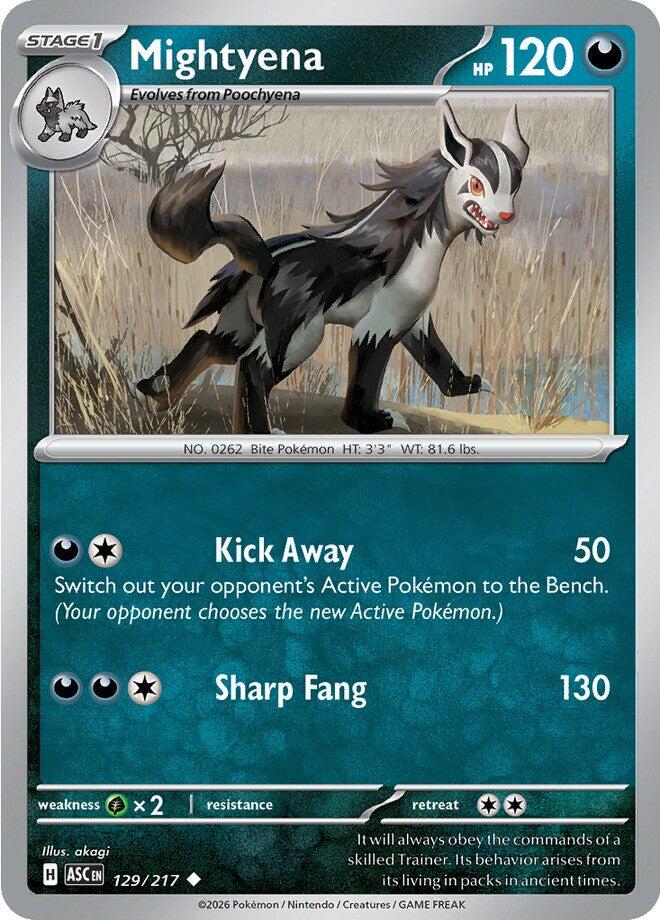 Mightyena (129/217) [Mega Evolution: Ascended Heroes] | Exor Games Bridgewater