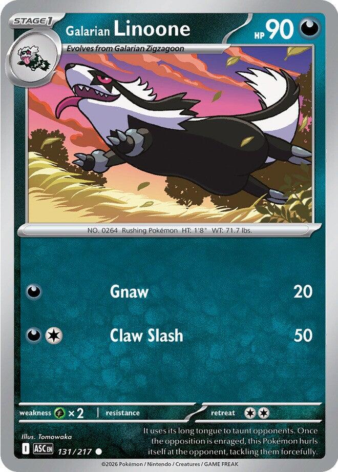 Galarian Linoone (131/217) [Mega Evolution: Ascended Heroes] | Exor Games Bridgewater
