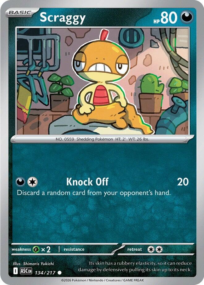 Scraggy (134/217) [Mega Evolution: Ascended Heroes] | Exor Games Bridgewater