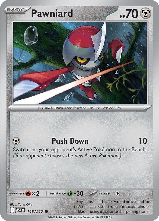 Pawniard (146/217) [Mega Evolution: Ascended Heroes] | Exor Games Bridgewater