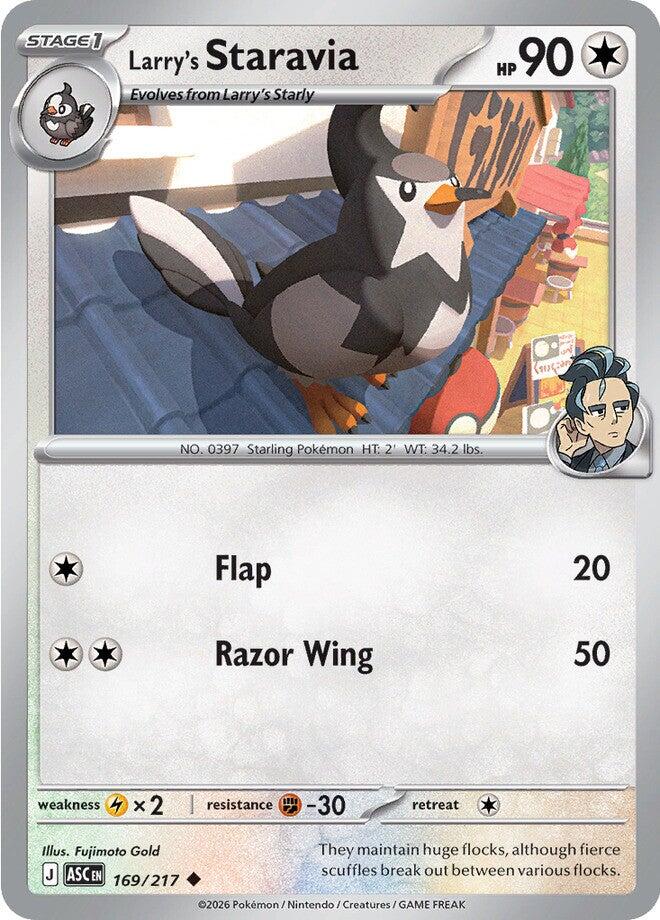 Larry's Staravia (169/217) [Mega Evolution: Ascended Heroes] | Exor Games Bridgewater