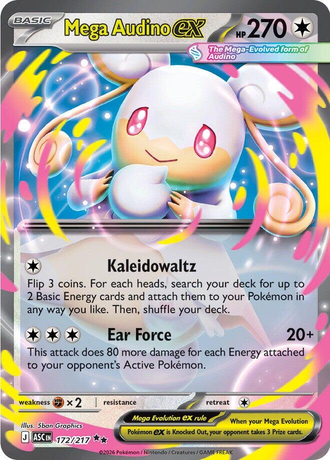 Mega Audino ex (172/217) [Mega Evolution: Ascended Heroes] | Exor Games Bridgewater