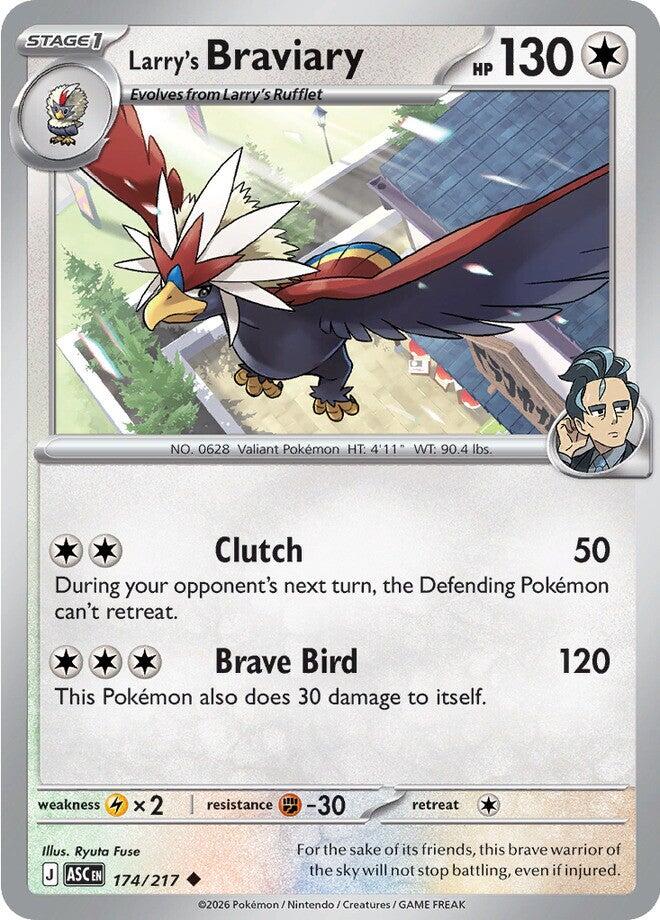 Larry's Braviary (174/217) [Mega Evolution: Ascended Heroes] | Exor Games Bridgewater