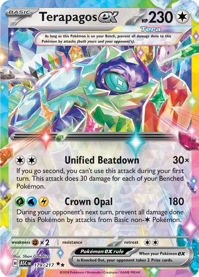 Terapagos ex (179/217) [Mega Evolution: Ascended Heroes] | Exor Games Bridgewater