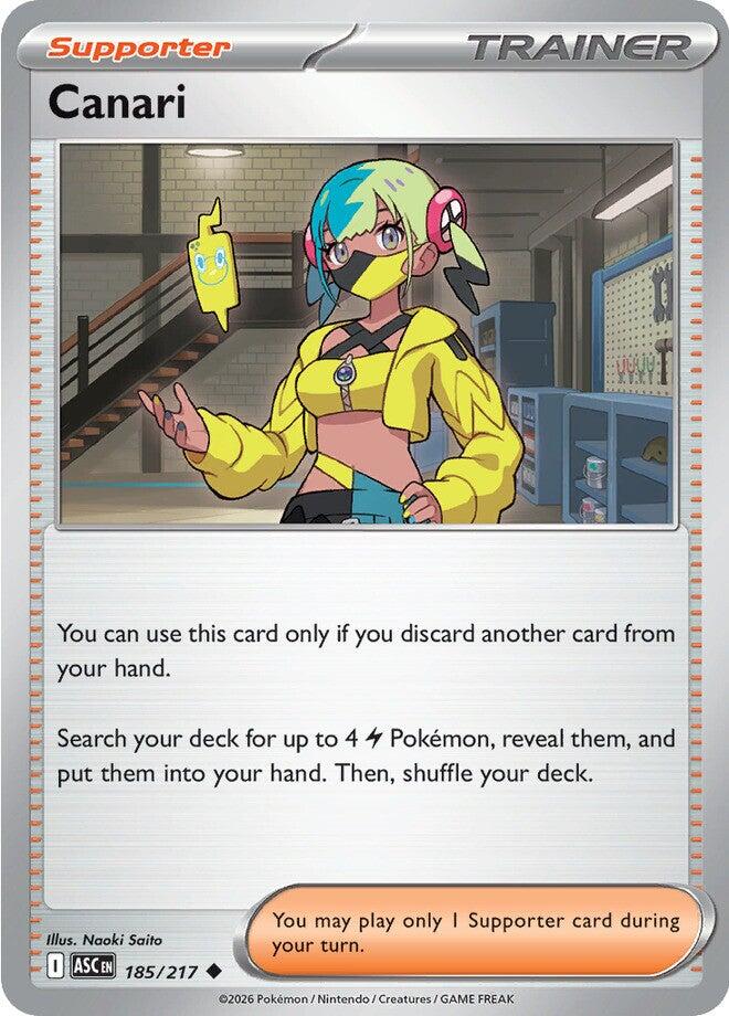 Canari (185/217) [Mega Evolution: Ascended Heroes] | Exor Games Bridgewater