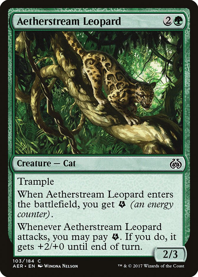 Aetherstream Leopard [Aether Revolt] | Exor Games Bridgewater