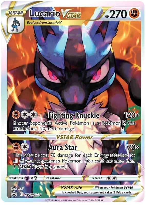 Lucario VSTAR (SWSH291) [Sword & Shield: Black Star Promos] | Exor Games Bridgewater