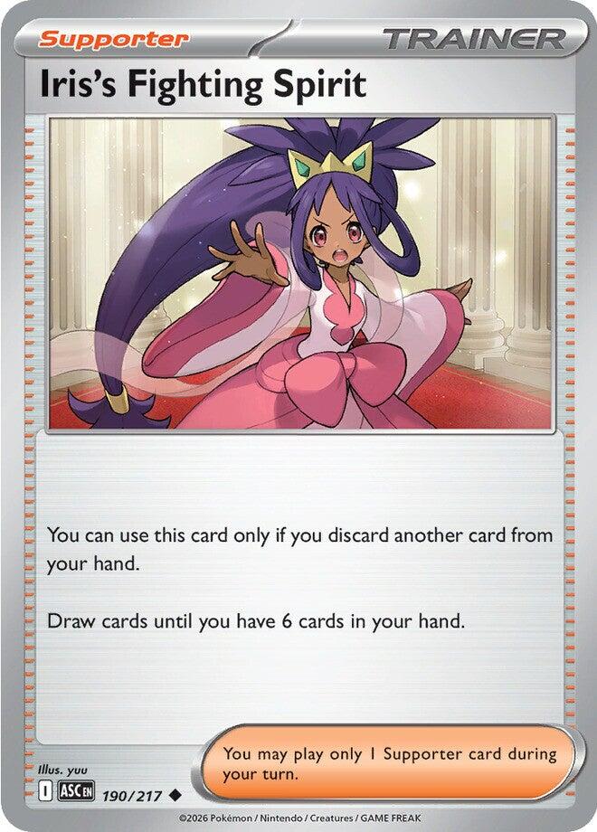 Iris's Fighting Spirit (190/217) [Mega Evolution: Ascended Heroes] | Exor Games Bridgewater