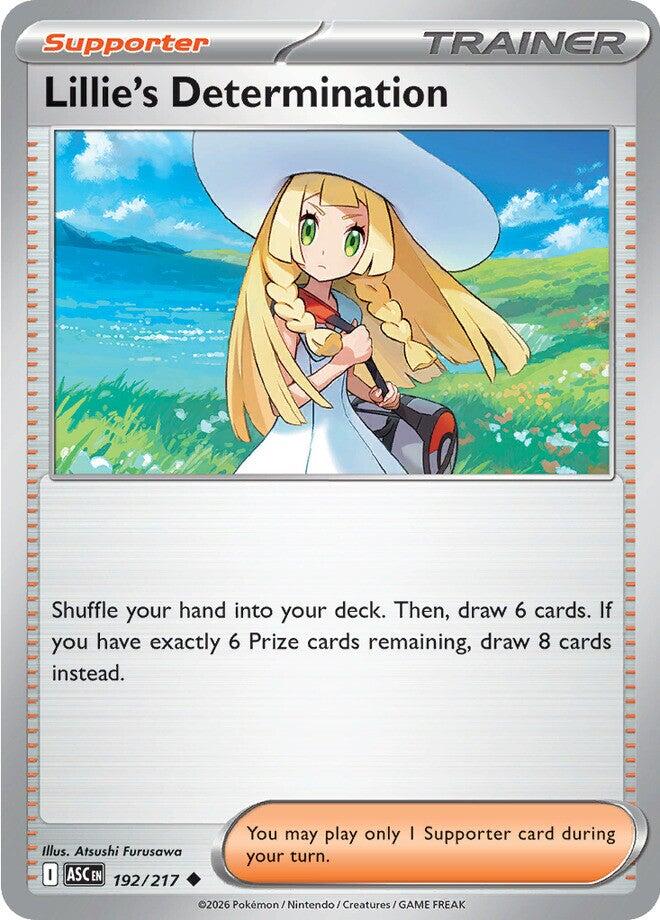 Lillie's Determination (192/217) [Mega Evolution: Ascended Heroes] | Exor Games Bridgewater
