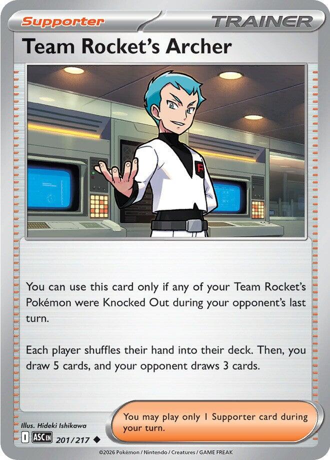 Team Rocket's Archer (201/217) [Mega Evolution: Ascended Heroes] | Exor Games Bridgewater