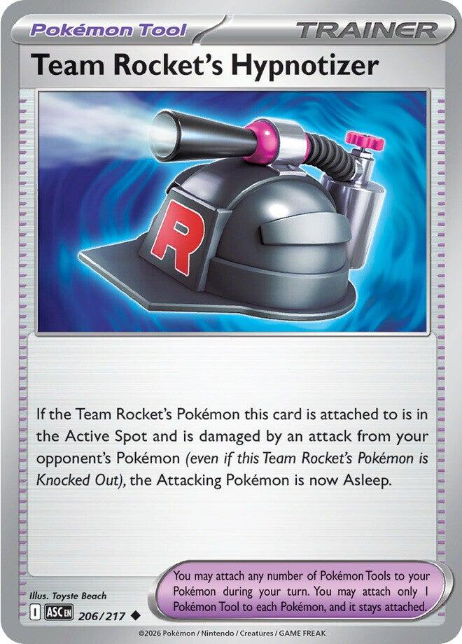Team Rocket's Hypnotizer (206/217) [Mega Evolution: Ascended Heroes] | Exor Games Bridgewater