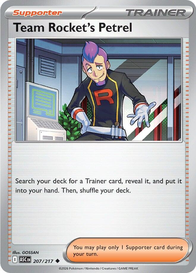Team Rocket's Petrel (207/217) [Mega Evolution: Ascended Heroes] | Exor Games Bridgewater