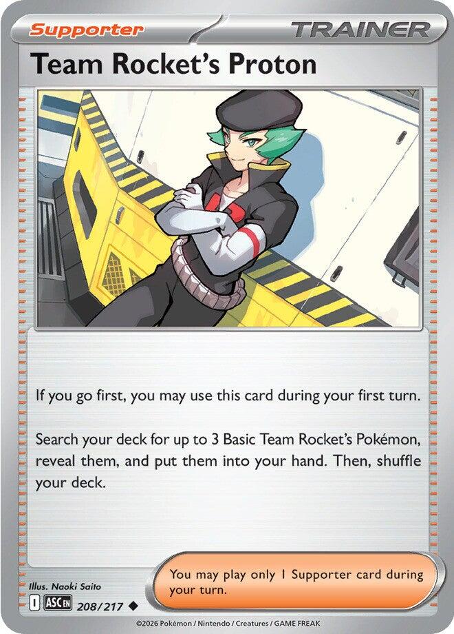 Team Rocket's Proton (208/217) [Mega Evolution: Ascended Heroes] | Exor Games Bridgewater