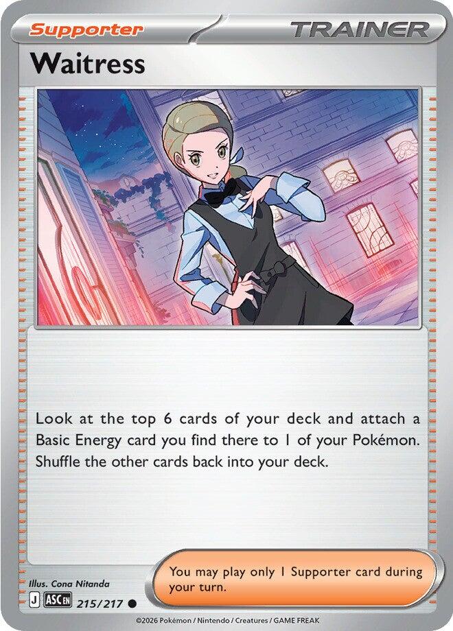 Waitress (215/217) [Mega Evolution: Ascended Heroes] | Exor Games Bridgewater