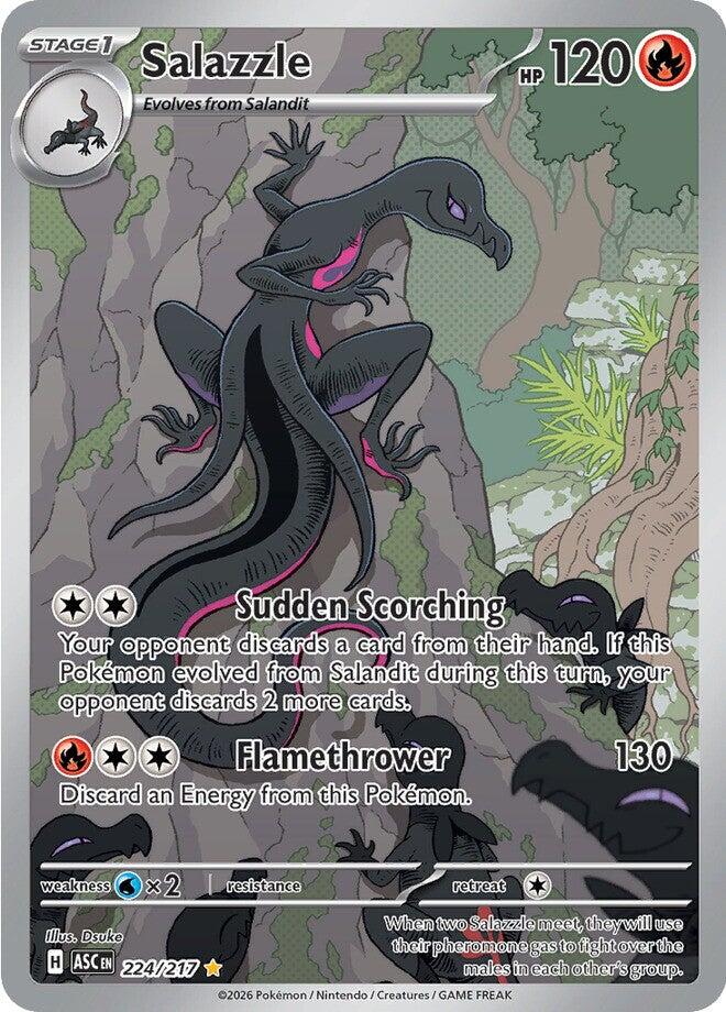 Salazzle (224/217) [Mega Evolution: Ascended Heroes] | Exor Games Bridgewater