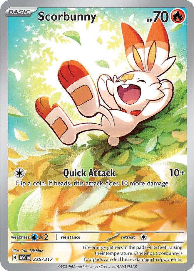 Scorbunny (225/217) [Mega Evolution: Ascended Heroes] | Exor Games Bridgewater