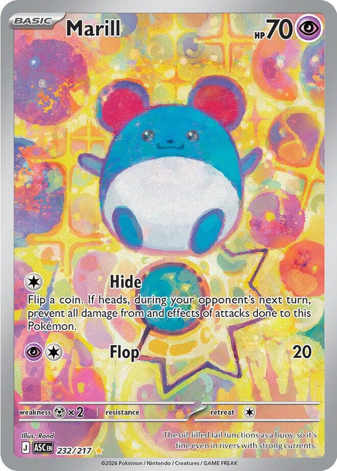 Marill (232/217) [Mega Evolution: Ascended Heroes] | Exor Games Bridgewater