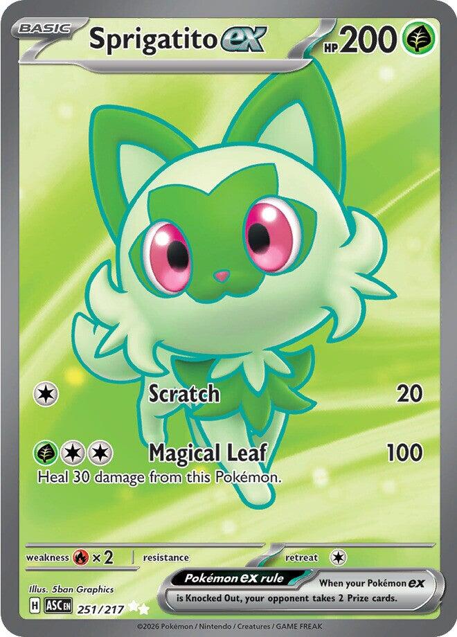 Sprigatito ex (251/217) [Mega Evolution: Ascended Heroes] | Exor Games Bridgewater