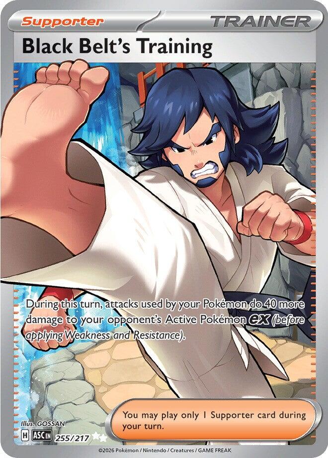 Black Belt's Training (255/217) [Mega Evolution: Ascended Heroes] | Exor Games Bridgewater