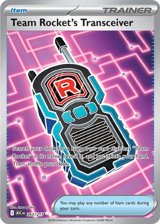 Team Rocket's Transceiver (263/217) [Mega Evolution: Ascended Heroes] | Exor Games Bridgewater