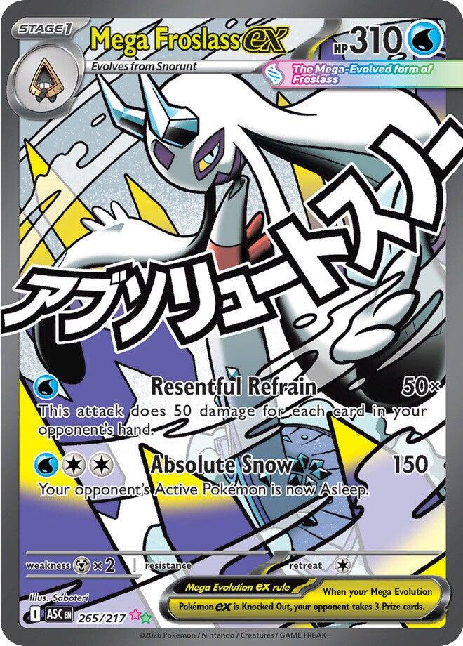 Mega Froslass ex (265/217) [Mega Evolution: Ascended Heroes] | Exor Games Bridgewater