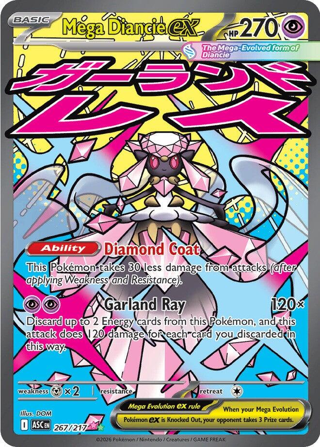 Mega Diancie ex (267/217) [Mega Evolution: Ascended Heroes] | Exor Games Bridgewater