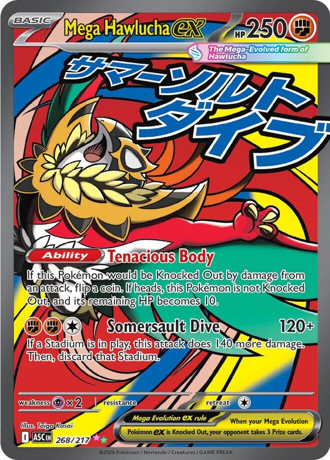 Mega Hawlucha ex (268/217) [Mega Evolution: Ascended Heroes] | Exor Games Bridgewater