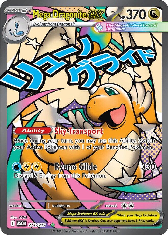 Mega Dragonite ex (271/217) [Mega Evolution: Ascended Heroes] | Exor Games Bridgewater