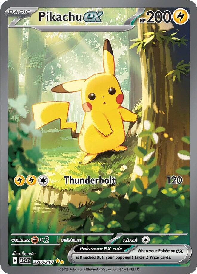 Pikachu ex (276/217) [Mega Evolution: Ascended Heroes] | Exor Games Bridgewater
