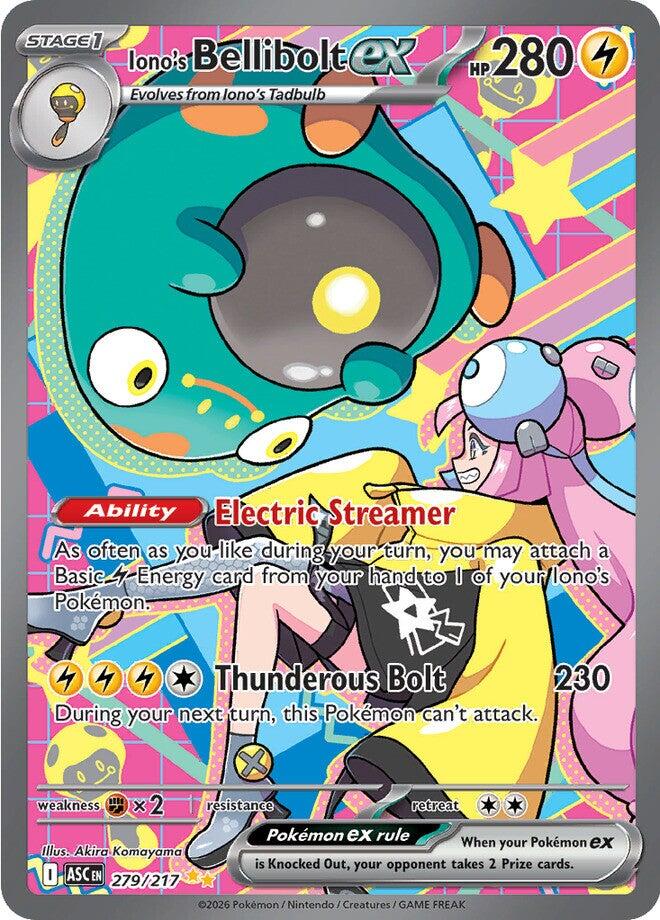 Iono's Bellibolt ex (279/217) [Mega Evolution: Ascended Heroes] | Exor Games Bridgewater