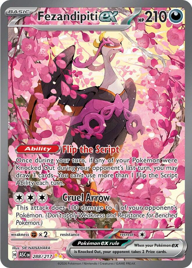 Fezandipiti ex (288/217) [Mega Evolution: Ascended Heroes] | Exor Games Bridgewater