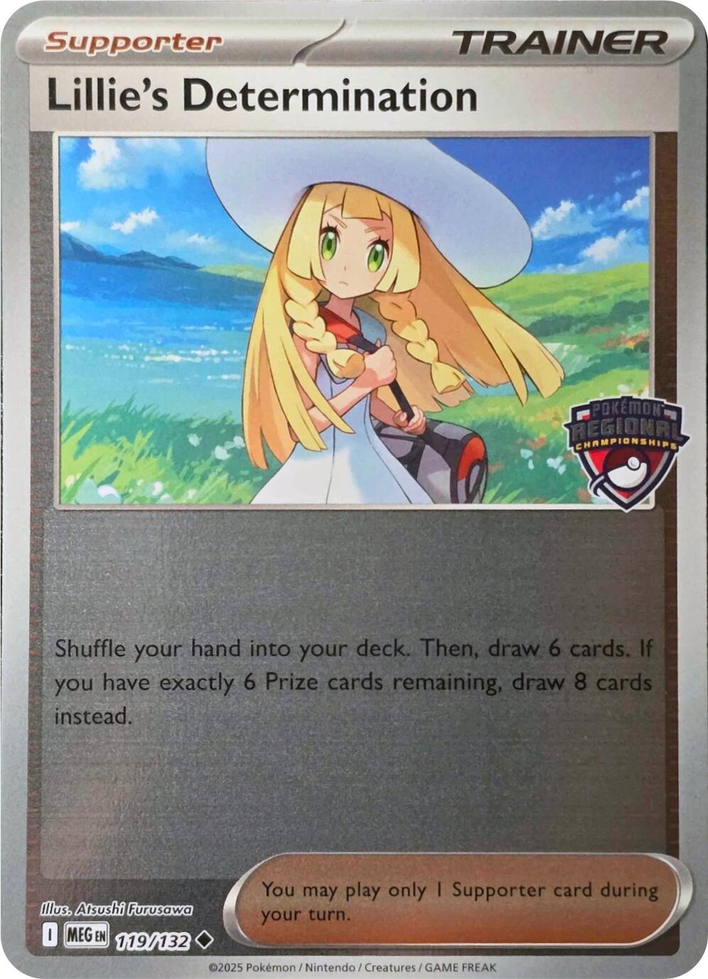 Lillie's Determination (119/132) (Regional Championships) [League & Championship Cards] | Exor Games Bridgewater
