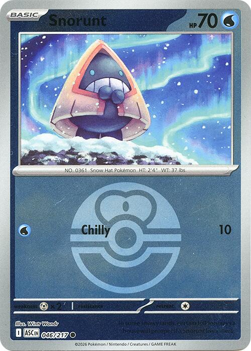 Snorunt (046/217) (Love Ball) [Mega Evolution: Ascended Heroes] | Exor Games Bridgewater
