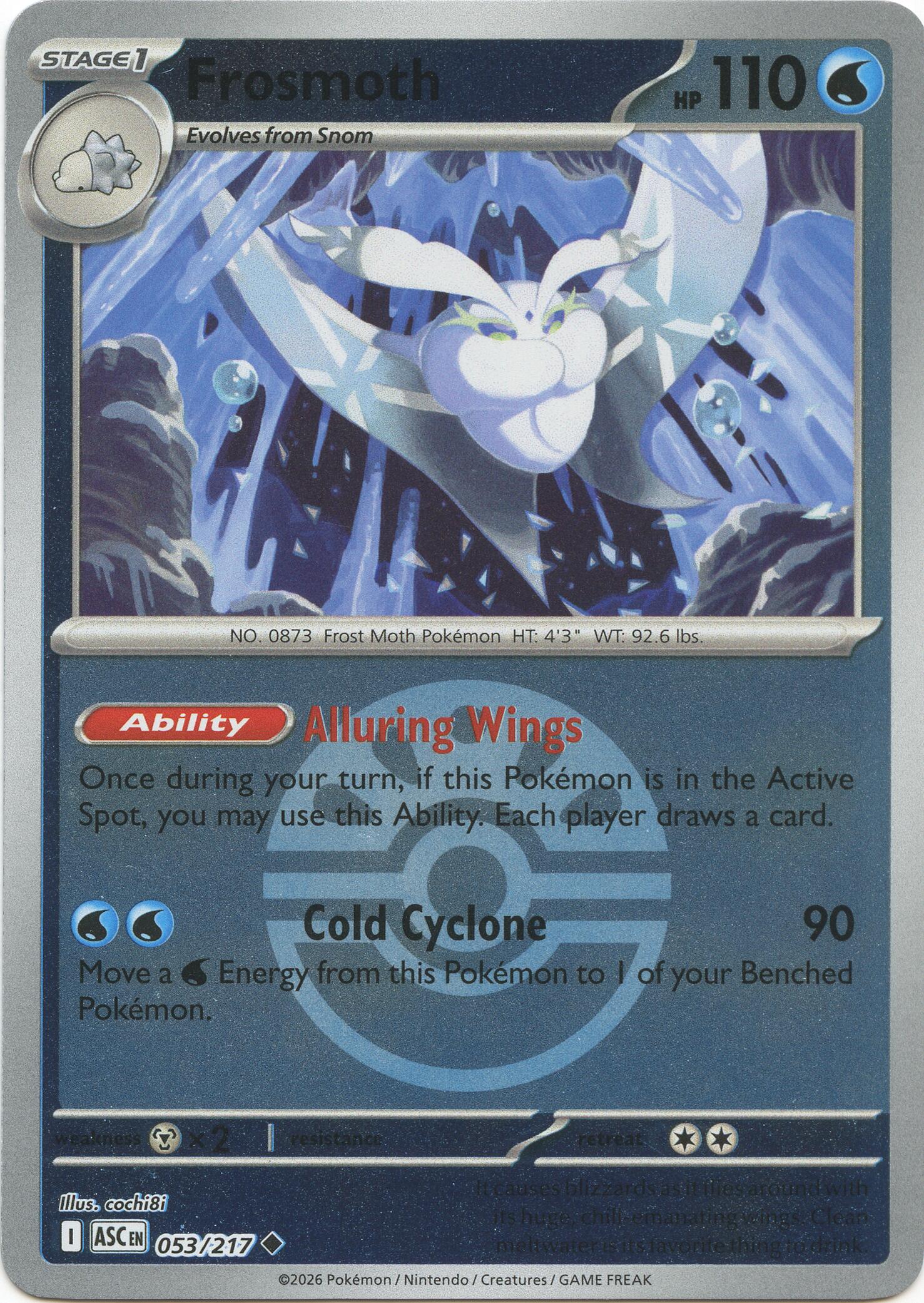 Frosmoth (053/217) (Friend Ball) [Mega Evolution: Ascended Heroes] | Exor Games Bridgewater