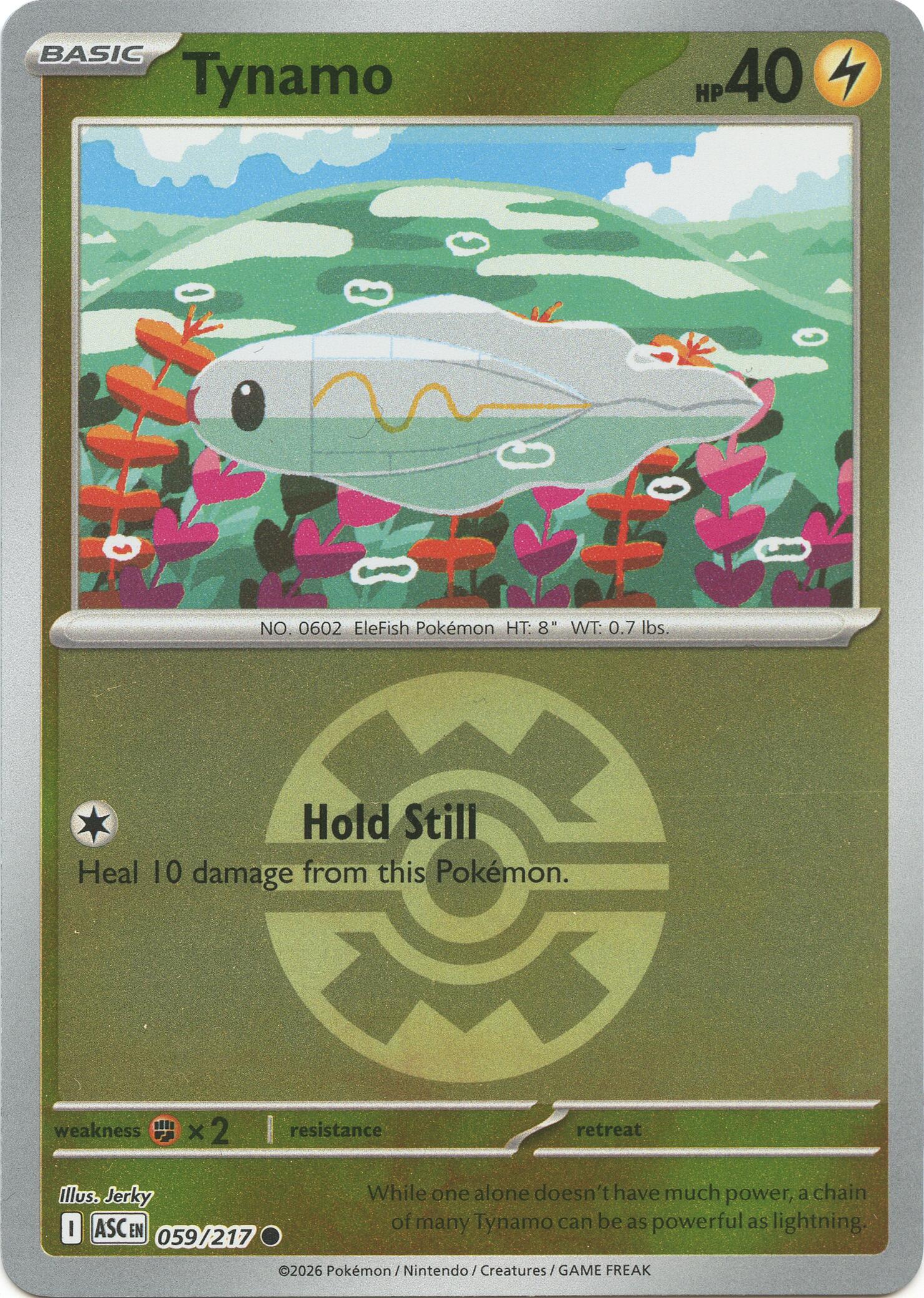 Tynamo (059/217) (Quick Ball) [Mega Evolution: Ascended Heroes] | Exor Games Bridgewater