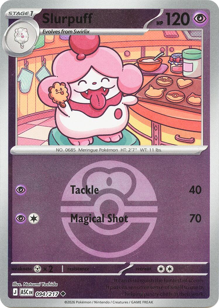 Slurpuff (094/217) (Love Ball) [Mega Evolution: Ascended Heroes] | Exor Games Bridgewater