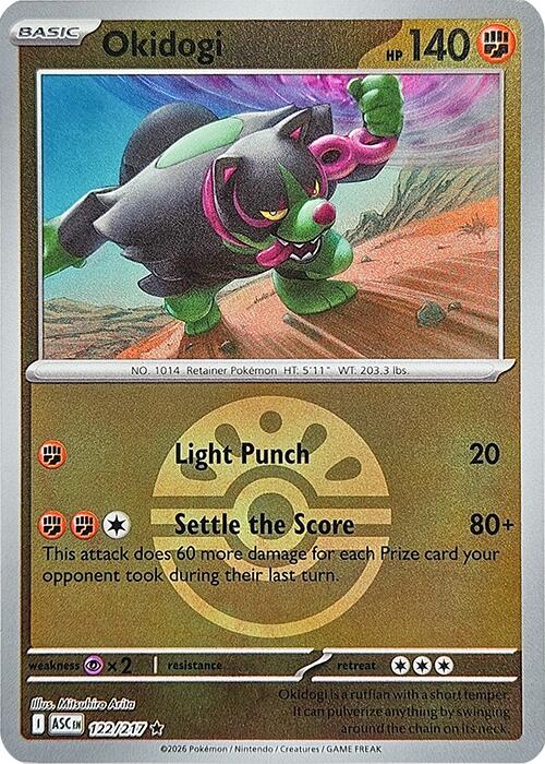 Okidogi (122/217) (Friend Ball) [Mega Evolution: Ascended Heroes] | Exor Games Bridgewater