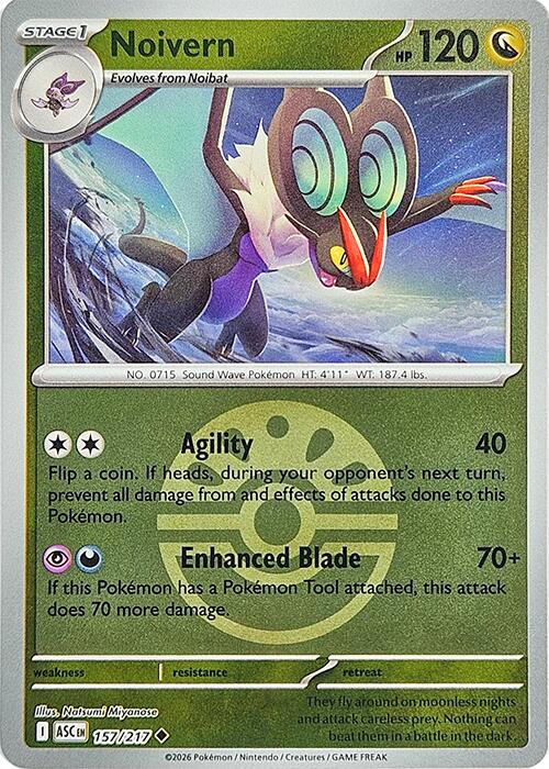 Noivern (157/217) (Friend Ball) [Mega Evolution: Ascended Heroes] | Exor Games Bridgewater