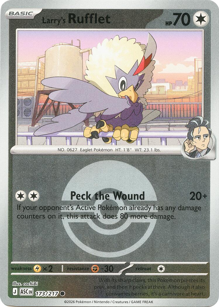 Larry's Rufflet (173/217) (Poke Ball) [Mega Evolution: Ascended Heroes] | Exor Games Bridgewater