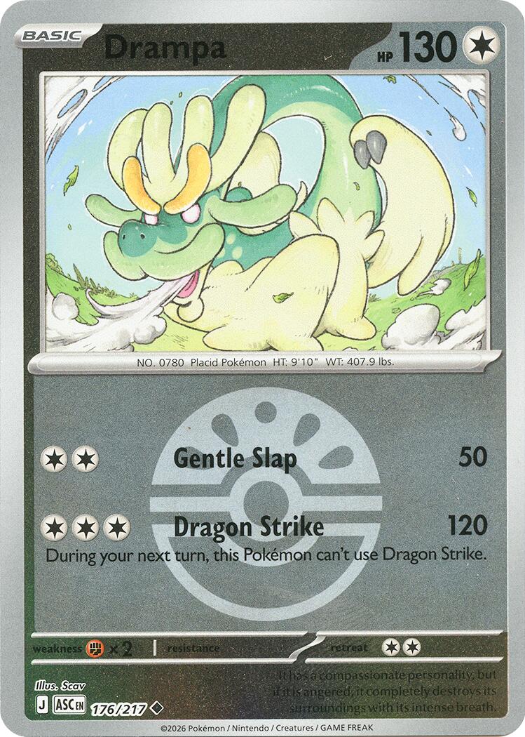 Drampa (176/217) (Friend Ball) [Mega Evolution: Ascended Heroes] | Exor Games Bridgewater