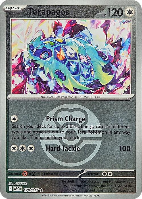 Terapagos (178/217) (Love Ball) [Mega Evolution: Ascended Heroes] | Exor Games Bridgewater