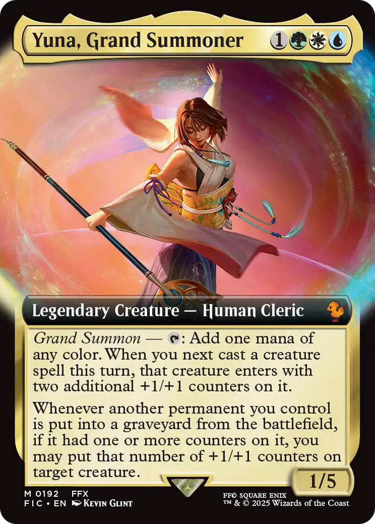 Yuna, Grand Summoner (Extended Art) [FINAL FANTASY Commander] | Exor Games Bridgewater