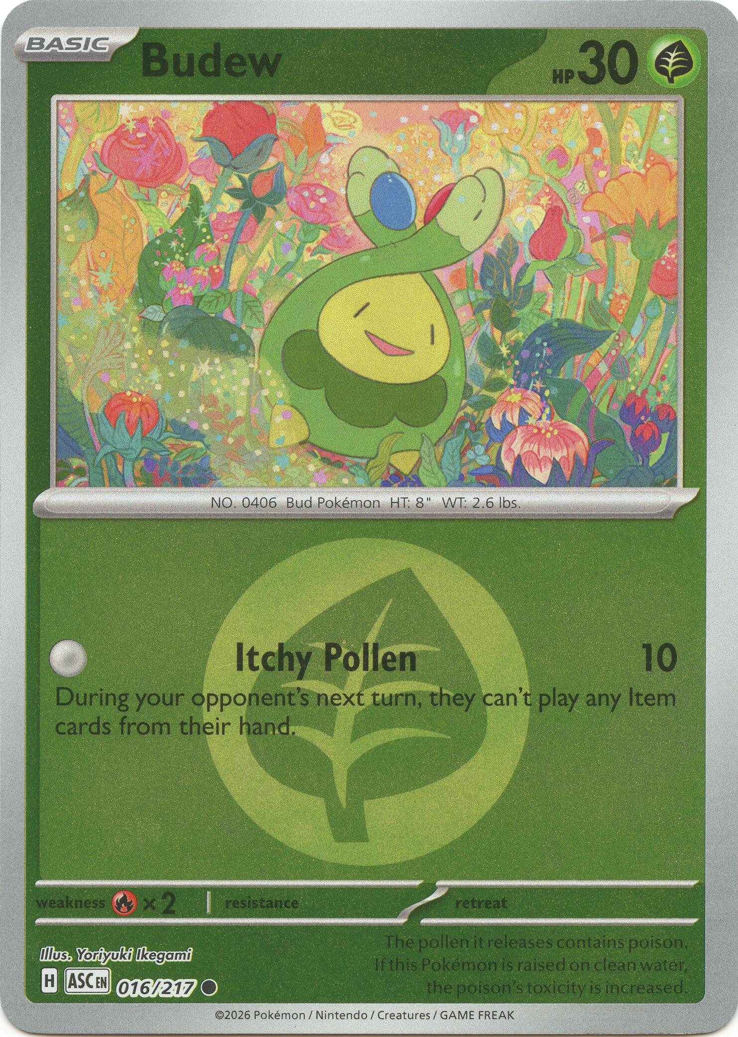 Budew (016/217) (Energy Symbol Pattern) [Mega Evolution: Ascended Heroes] | Exor Games Bridgewater