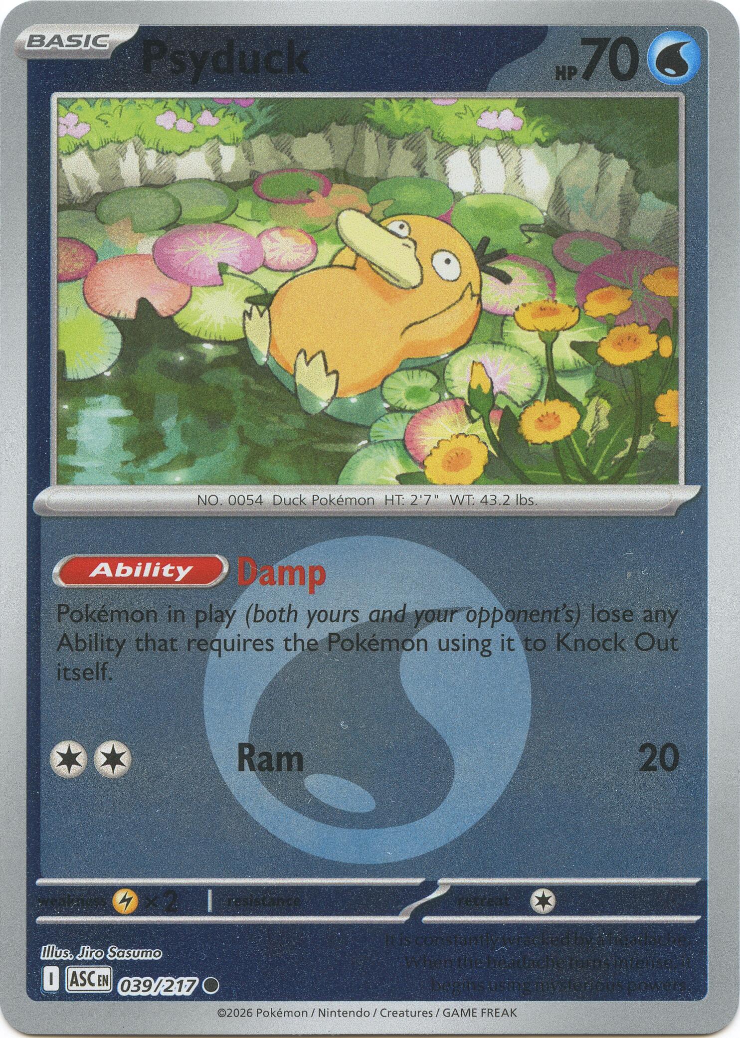 Psyduck (039/217) (Energy Symbol Pattern) [Mega Evolution: Ascended Heroes] | Exor Games Bridgewater