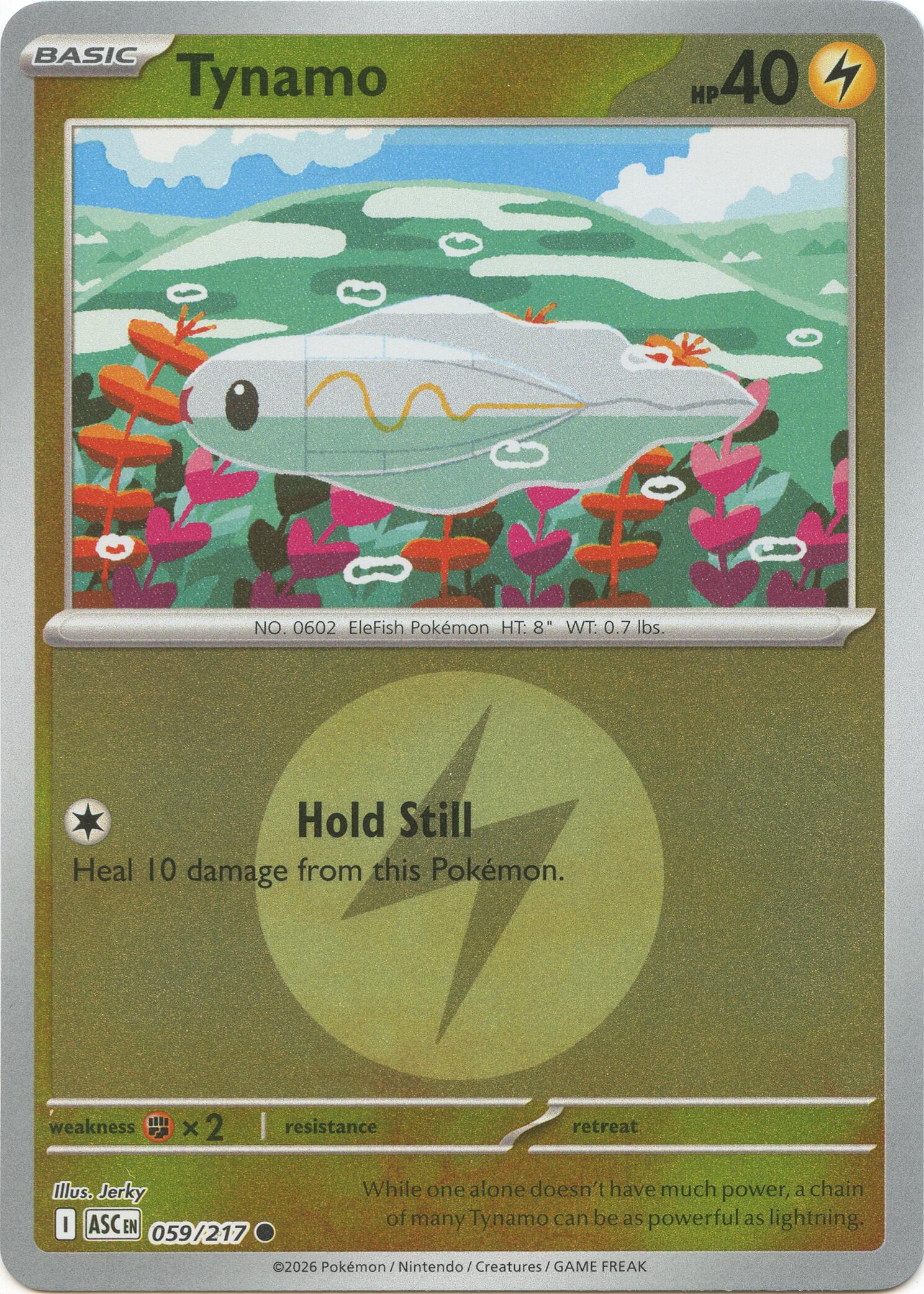 Tynamo (059/217) (Energy Symbol Pattern) [Mega Evolution: Ascended Heroes] | Exor Games Bridgewater