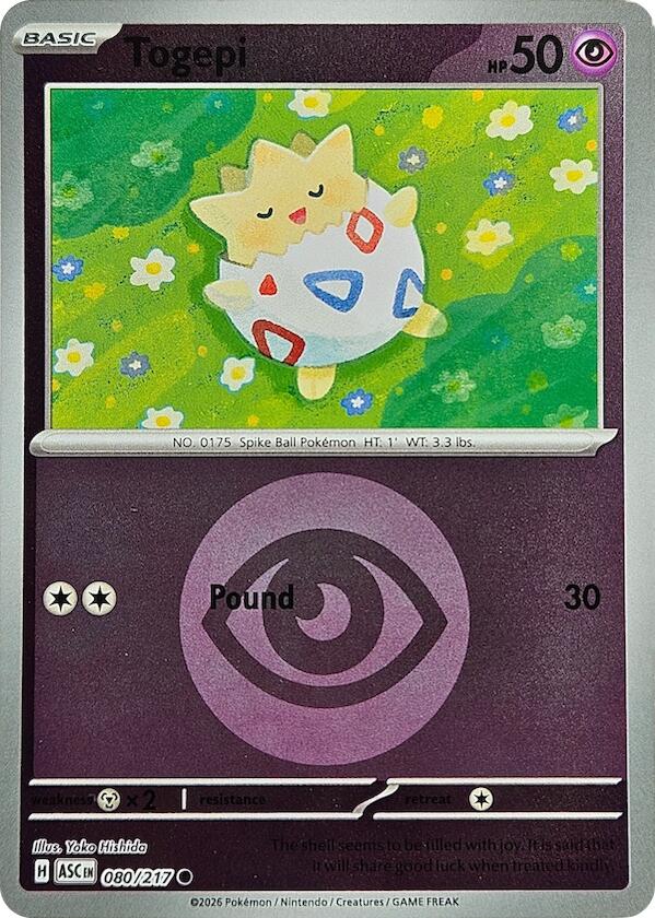Togepi (080/217) (Energy Symbol Pattern) [Mega Evolution: Ascended Heroes] | Exor Games Bridgewater