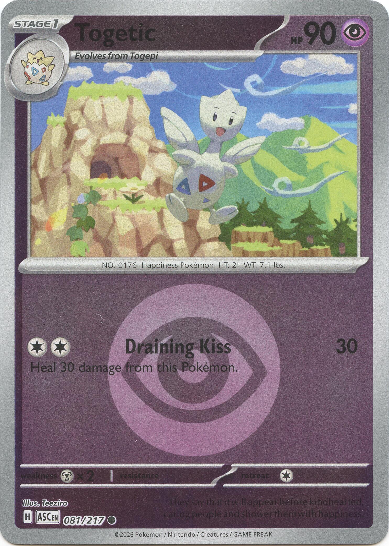 Togetic (081/217) (Energy Symbol Pattern) [Mega Evolution: Ascended Heroes] | Exor Games Bridgewater