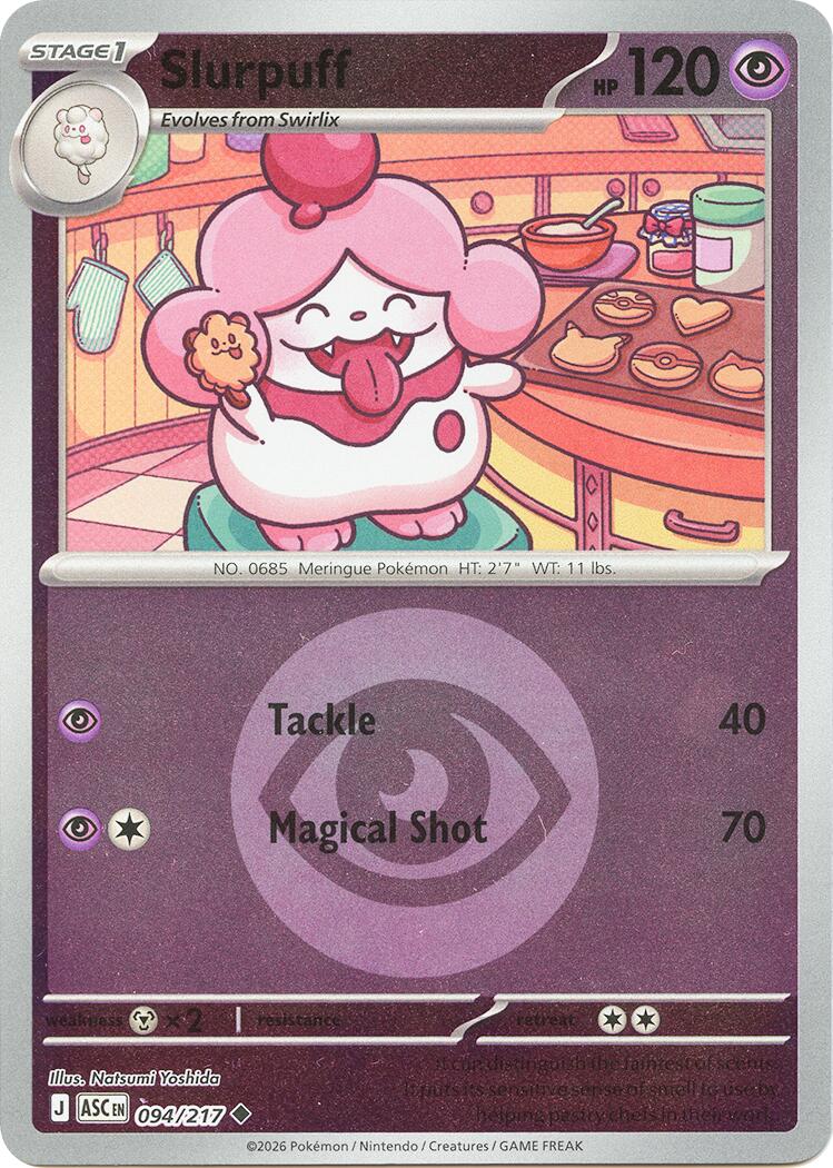 Slurpuff (094/217) (Energy Symbol Pattern) [Mega Evolution: Ascended Heroes] | Exor Games Bridgewater