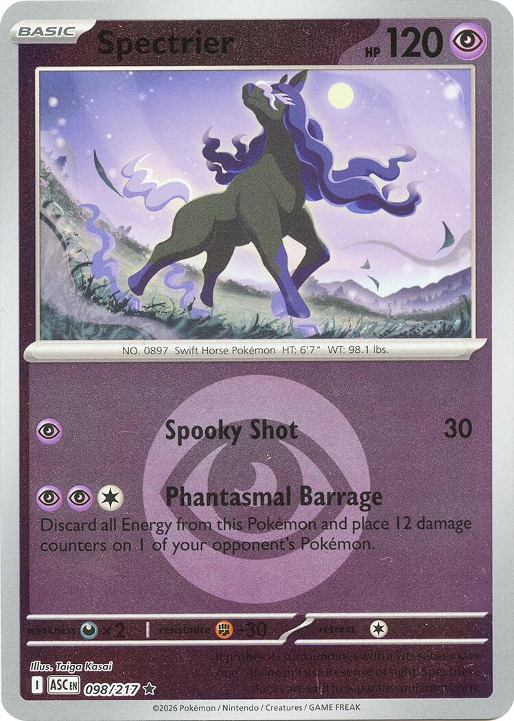 Spectrier (098/217) (Energy Symbol Pattern) [Mega Evolution: Ascended Heroes] | Exor Games Bridgewater